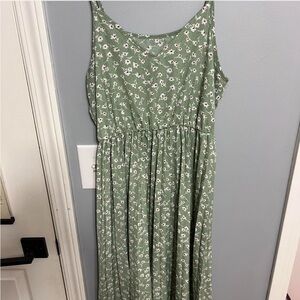 Floral mid length dress